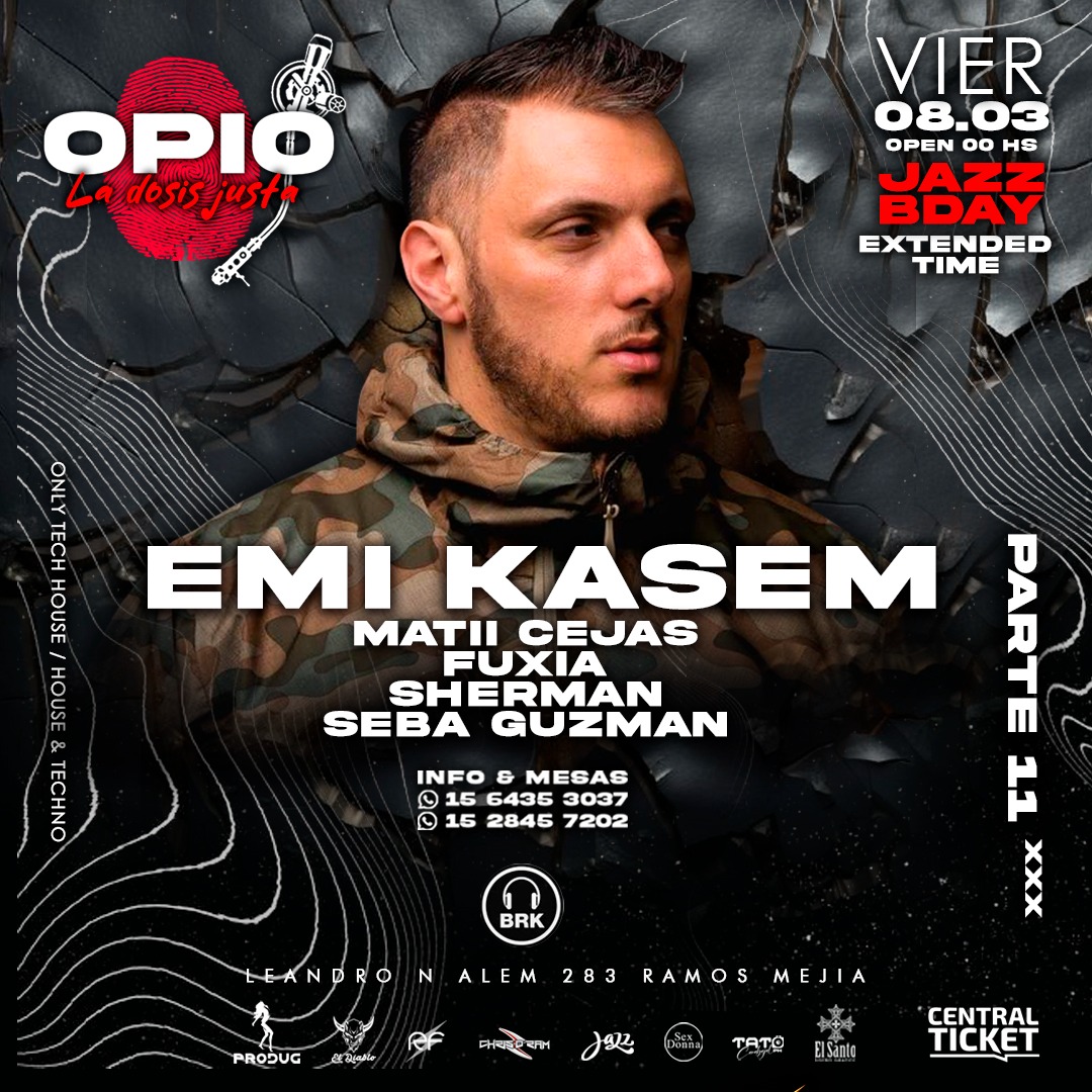 OPIO «LA DOSIS JUSTA» VIERNES 08 DE MARZO